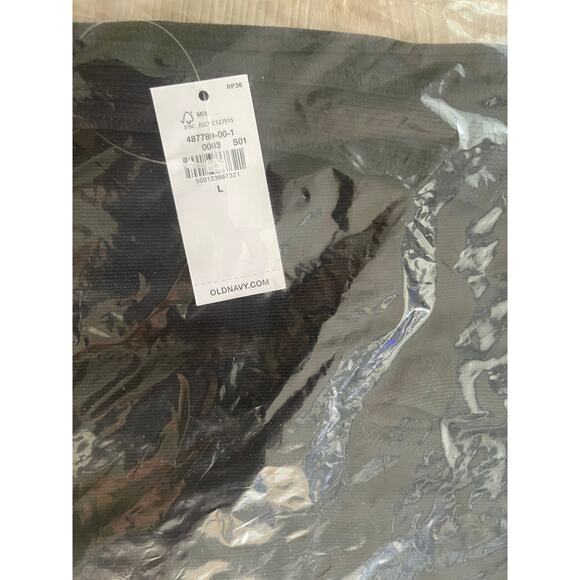 Old Navy Womens Black Seamless Ribbed Tank Top Bodysuit NEW Large - Picture 4 of 9